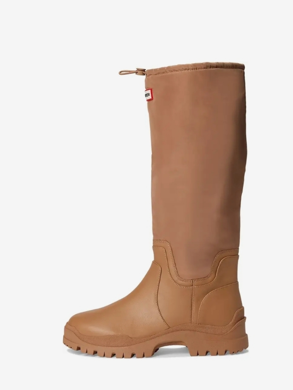 Hunter Wendy Tall Waterproof Rain Boots- Light Natural - Picture 2 of 12